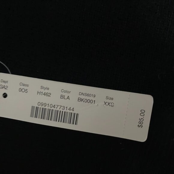 J. Crew black tie front bow black boat neck sweater XXS wool blend NWT - Picture 6 of 8